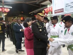 Kapolres Tolikara Hadiri Malam Dharma Bakti Paskibraka Kabupaten Tolikara
