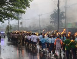 Siswa Diktukba Polri Angkatan 53 SPN Polda Papua Laksanakan Heiking dalam Rangka Pembinaan Fisik dan Mental
