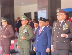 Kapolres Supiori Bersama PJU Hadiri Upacara Peringatan HUT Kemerdekaan RI Ke 80