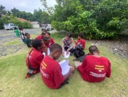 Satgas Si-Ipar Polres Jayapura Gelar Pembelajaran bagi Mama-Mama dan Anak-Anak di Kompleks Bahtera Hebron Doyo Baru