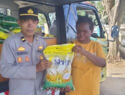 Hari ke-12 Operasi Gerakan Pangan Murah, Polres Merauke Salurkan Ratusan Kilogram Beras dan Minyak Goreng