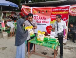Meringankan Beban Warga, Ditreskrimsus Polda Papua Gelar Gerakan Pangan Murah di 3 Titik Kota Jayapura