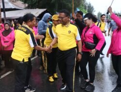 Polda Papua Gelar Semarak HUT ke-77 Polwan RI dan HKGB ke-73 Tahun 2025 di Area Car Free Day