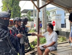 Satbrimob Polda Papua Barat Intensifkan Patroli Kamtibmas di Manokwari