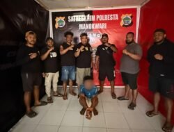 Polda Papua Barat melalui Polresta Manokwari Tangkap Pelaku Curat di Manokwari, Satu Masih Diburu