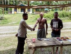 Perkuat Komunikasi, Polsek Masirei Polda Papua Ajak Masyarakat Untuk Bersama Jaga Situasi Kamtibmas Yang Aman