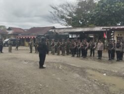 Polres Yahukimo Gelar Patroli Gabungan Skala Besar, Pastikan Situasi Kamtibmas Tetap Kondusif