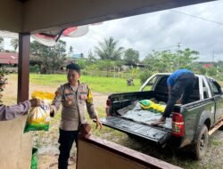 Polres Boven Digoel Pastikan Penyaluran Beras Murah SPHP Tepat Sasaran di Kampung Asiki