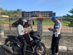 Subbid Provos Polda Papua Gelar Operasi Gaktibplin Kendaraan Dinas di Mako Polda Papua