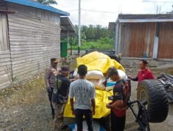 Kapolres Pegunungan Arfak Melaksanakan Giat Pendistribusian Pupuk Kepada Kelompok Tani