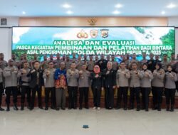Polda Papua Gelar Anev Pasca Binlat Bintara Angkatan 52 T.A. 2025