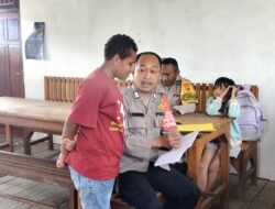 Program si-ipar operasi rasaka cartenz 2025 polres pegunungan bintang peduli pendidikan hadir mengajar dengan penuh kasih di kota oksibil kab. pegunungan bintang