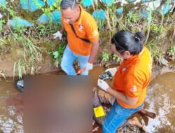 Polres Jayapura Polda Papua Olah TKP Penemuan Mayat Pria di Jalan Raya Sentani-Waena