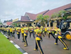 Personil Polres Merauke gelar Olahraga pagi guna menjaga Kebugaran dan Kesehatan