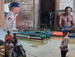 Sat Polair Polres Biak Patroli Sambang Kunjungi Nelayan