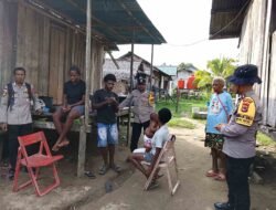 Polsek Tor Atas Polda Papua Laksanakan Sambang Masyarakat di Wilayah Sarmi Kota
