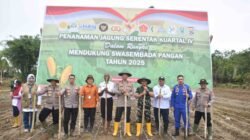 Polda Papua Barat Gelar Tanam Raya Jagung Serentak Kuartal IV Tahun 2025