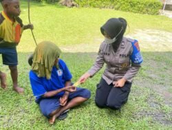 Sub Satgas Keladi Sagu Gelar Pemeriksaan Kesehatan Gratis di Kampung Toladan Sentani