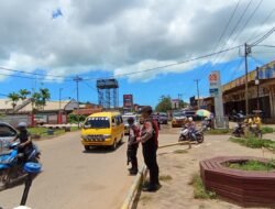 Patroli Presisi Samapta Polres Merauke Sambangi dan Layani Masyarakat di Sejumlah Titik Aktivitas