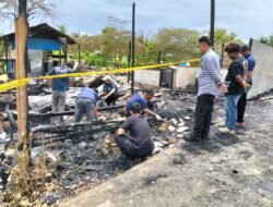 Bidlabfor Polda Papua Laksanakan Olah Tkp Kebakaran Panti Asuhan di Holtekamp