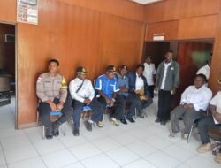 Sat binmas polres tolikara jalin kerja sama dengan dinas pertanian dan perikanan untuk penguatan ketahanan pangan