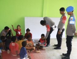 Belajar Membaca dan Menulis Bersama Satgas Si-Ipar, Anak-anak Yalimo Penuh Semangat