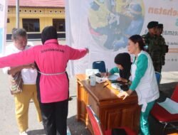 Wujudkan Personel Sehat dan Bugar, Polres Puncak Jaya Ikuti Pemeriksaan Kesehatan Gratis dari Puskesmas Mulia