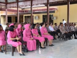 Personel Polres Sarmi dan Bhayangkari Ikuti Sosialisasi Bahaya Kanker dari Yayasan Kanker Indonesia