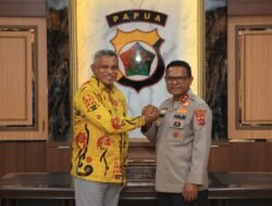 Perkuat Sinergi, Kapolda Papua Jalin Silaturahmi dengan Ketua DPRP Papua Selatan