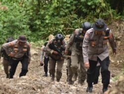 Polda Papua Barat Lakukan Penyisiran Tambang Emas Ilegal di Distrik wesirawi, Manokwari