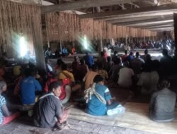 Silaturahmi Wakapolres Asmat Bersama Masyarakat Kampung Waw Cesaw