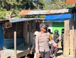 Polres Tolikara Pastikan Kota Karubaga Aman, Laksanakan Patroli Serta Berikan Himbauan Kamtibmas Kepada Masyarakat
