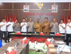 Rapat Koordinasi Pengawasan Sektor Strategis antara Polda Papua dan Pemerintah Provinsi Papua Selatan