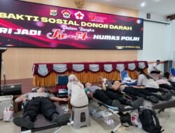 Polda Papua Gelar Donor Darah Peringati HUT Humas Polri ke-74