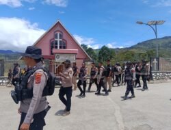 Polres Tolikara Intensifkan Patroli untuk Jaga Kamtibmas di Kota Karubaga