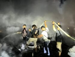 Dua Unit Ruko di Arso Barat Hangus Terbakar, Polres Keerom Lakukan Penyelidikan Penyebab Kebakaran