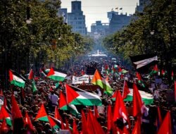 Ratusan Ribu Warga di Spanyol Ikuti Aksi Tuntut Hentikan Genosida Israel di Gaza
