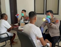 Sebanyak 166 Casis Bintara Brimob Polda Papua Barat Jalani Pemeriksaan Kesehatan Tahap I