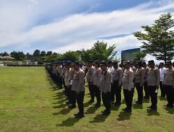 Polda Papua Barat dan Kodam XVIII/Kasuari Gelar Apel Kesiapan Pasukan Pengamanan VIP Jelang Kunjungan Kerja Wakil Presiden RI di Manokwari