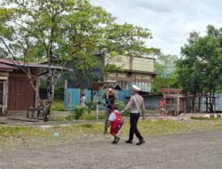 Polres Yahukimo dan Brimob Polda Papua Gelar Strong Point di Lokasi Keramaian, Tingkatkan Rasa Aman Warga