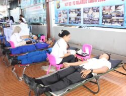 Polairud Polda Papua Gelar Donor Darah dalam Rangka HUT ke-75, Wujud Nyata Kepedulian dan Semangat Kemanusiaan