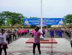 Polda Papua Barat Gelar Olahraga Bersama Dalam Rangka HUT Polairud Ke-75