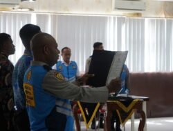 Penandatanganan Pakta Integritas serta Pengambilan Sumpah Panitia dan Peserta Penerimaan Bintara Brimob