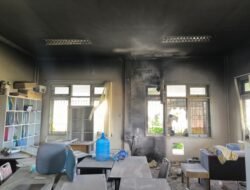 Bidlabfor Polda Papua Periksa TKP Kebakaran di RSUD Ramela Muara Tami