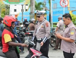 Hari ke-9 Operasi Zebra Cartenz 2025, Ditlantas Polda Papua Gelar Razia Kendaraan di Taman Imbi Jayapura