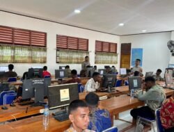 Polda Papua Gelar Tes CAT Psikologi Penerimaan Bintara Brimob di 13 Lokasi, Diikuti 836 Calon Siswa