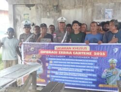 Polres Sarmi Laksanakan Binluh kepada Komunitas Mobil Rental dalam Rangka Operasi Zebra Cartenz 2025