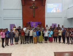 Sat Binmas dan Sat Narkoba Polres Sarmi Hadiri Seminar Membangun Generasi Muda Bebas Narkoba dan HIV/AIDS