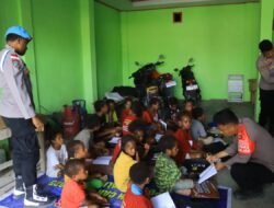 Belajar Abjad Jadi Seru: Subsatgas Si-Ipar Hadir untuk Anak-anak Yalimo