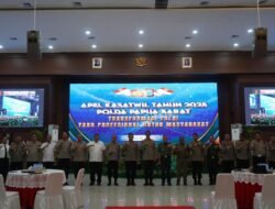 Polda Papua Barat Gelar Apel Kasatwil Dipimpin Langsung Kapolda Papua Barat